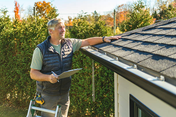 Professional Roofing technician working in Compton, MD